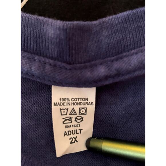 Liquid Blue Pink Floyd Tie-Dye T-Shirt Dark Side of the Moon Graphic Unisex 2XL - Picture 3 of 3